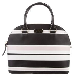 ♠️ Kate Spade • Carli Grove Street Striped Satchel Handbag